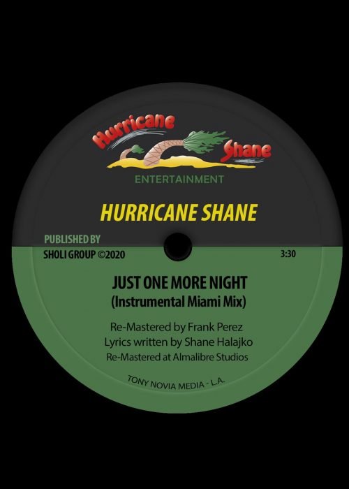 Hurricane Shane - Just One More Night - Instrumental Miami Mix Cover 2